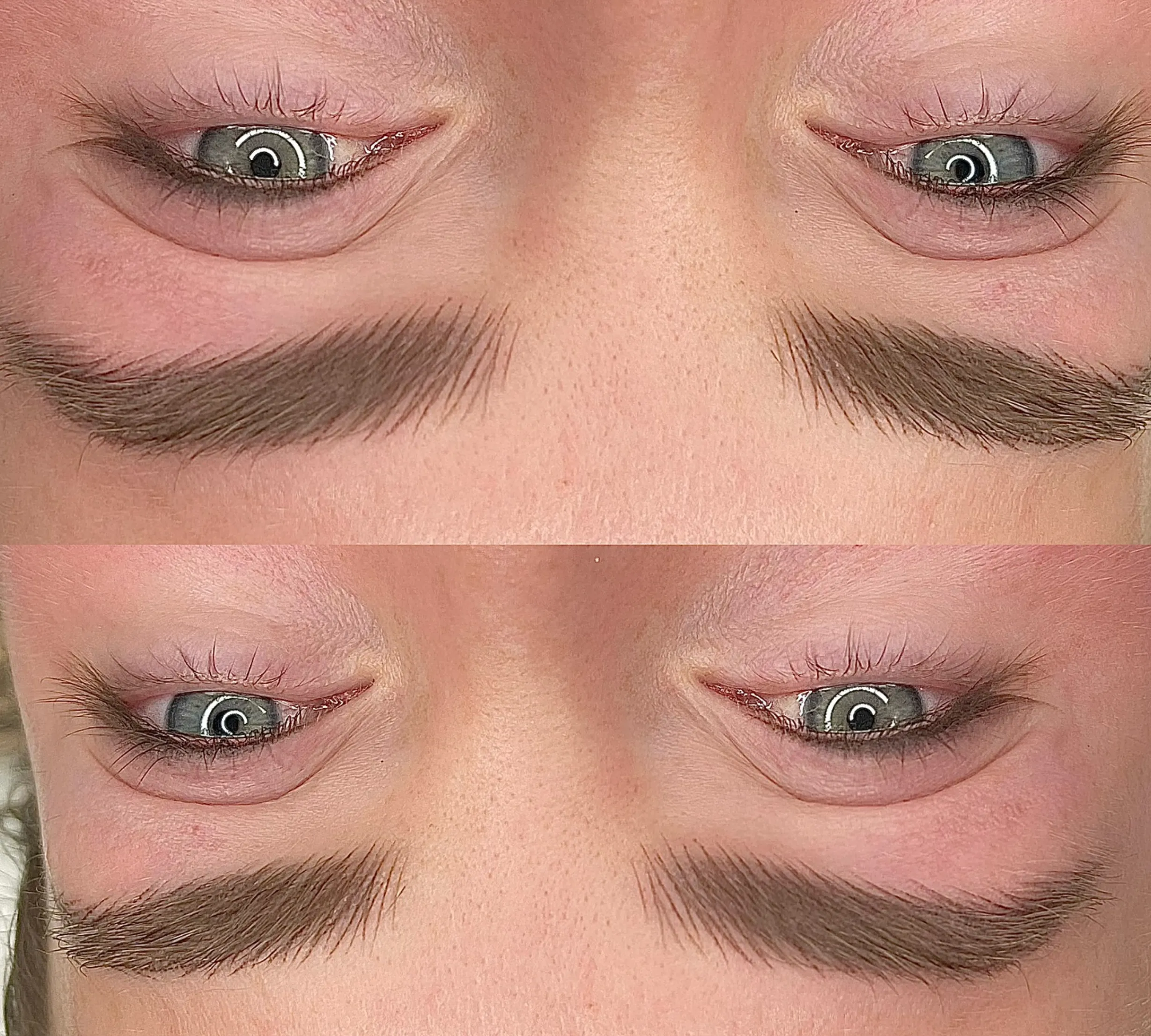 permanent eyeliner before and after