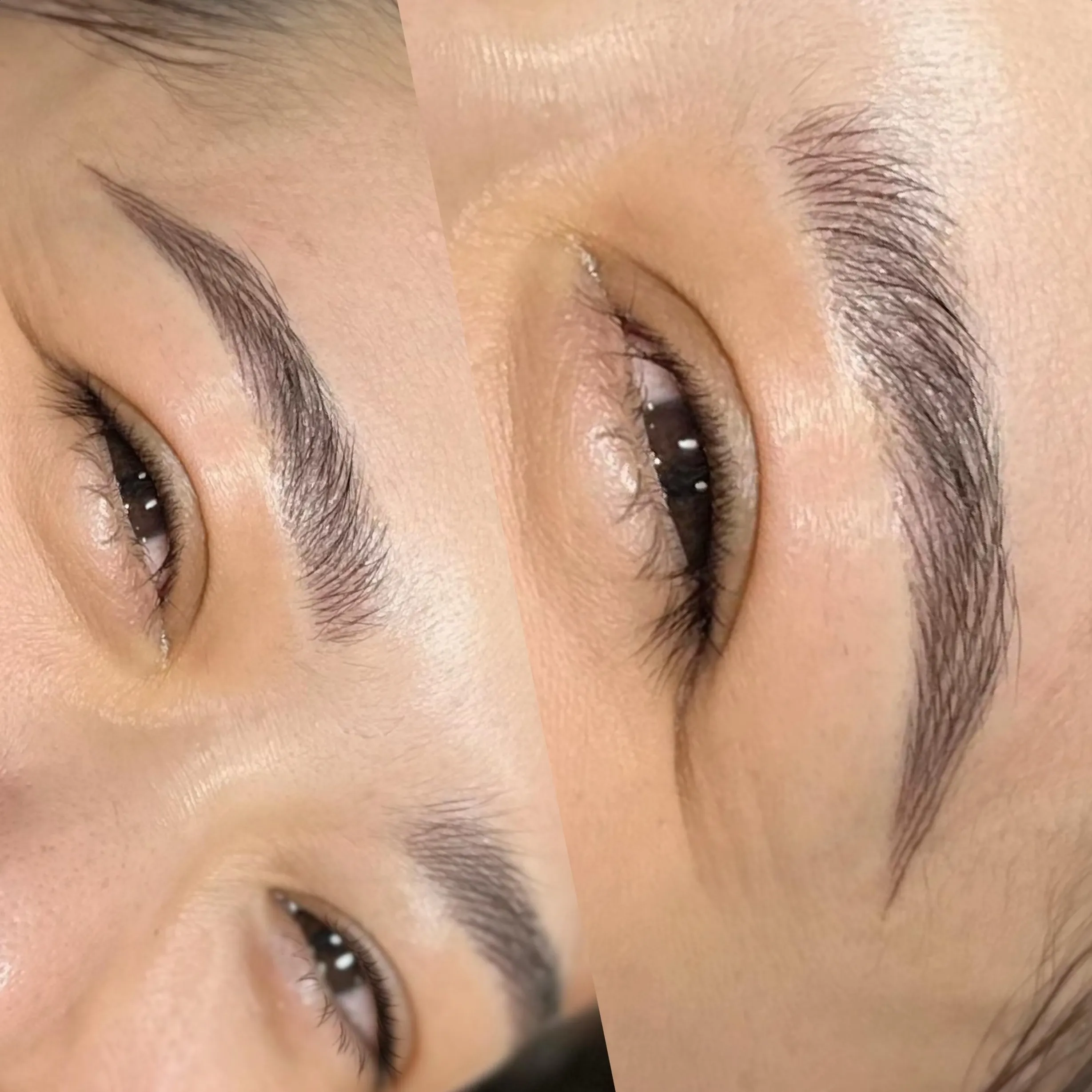 tattoed eyebrows